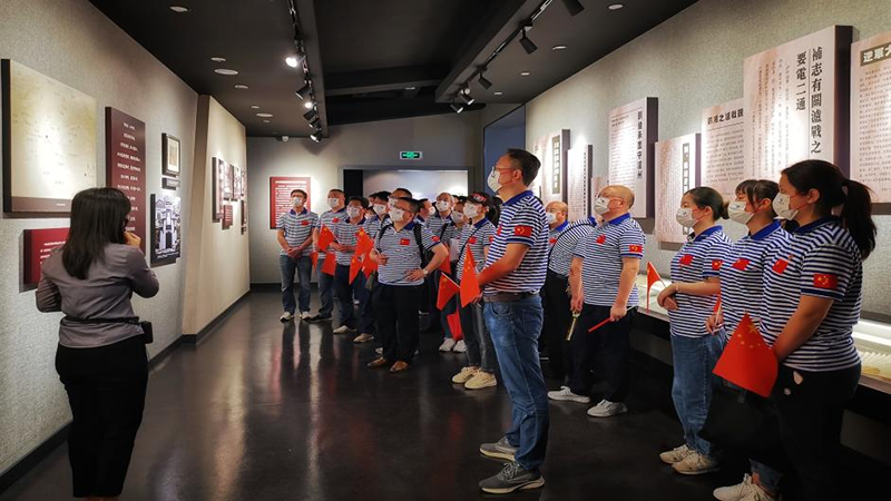 重溫崢嶸歲月，感悟紅色初心 ——瀘天化弘旭黨委開展“學(xué)黨史 感黨恩 跟黨走” 主題黨日活動(圖3)