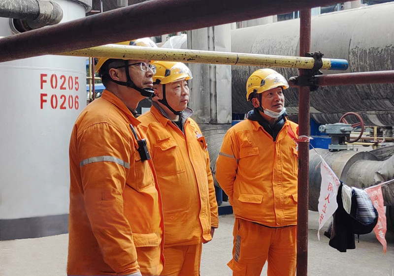 弘旭公司開展春節(jié)前安全生產檢查(圖1)