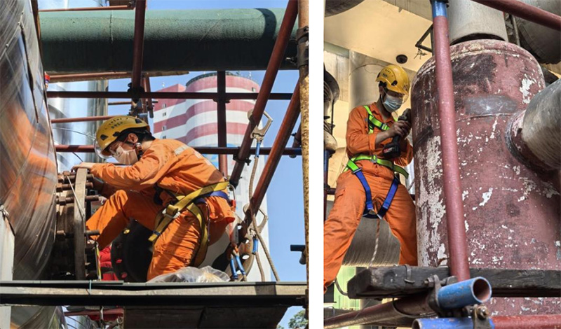 弘旭團總支青年突擊隊“戰(zhàn)高溫，斗酷暑”(圖1)