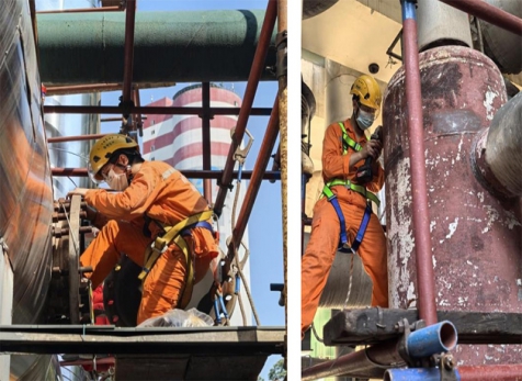 弘旭團總支青年突擊隊“戰(zhàn)高溫，斗酷暑”