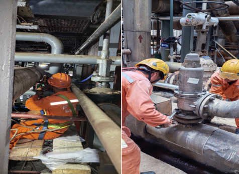 爭分奪秒搶進度  顧全大局做先鋒——記設備制造安裝工程處安全閥作業(yè)組